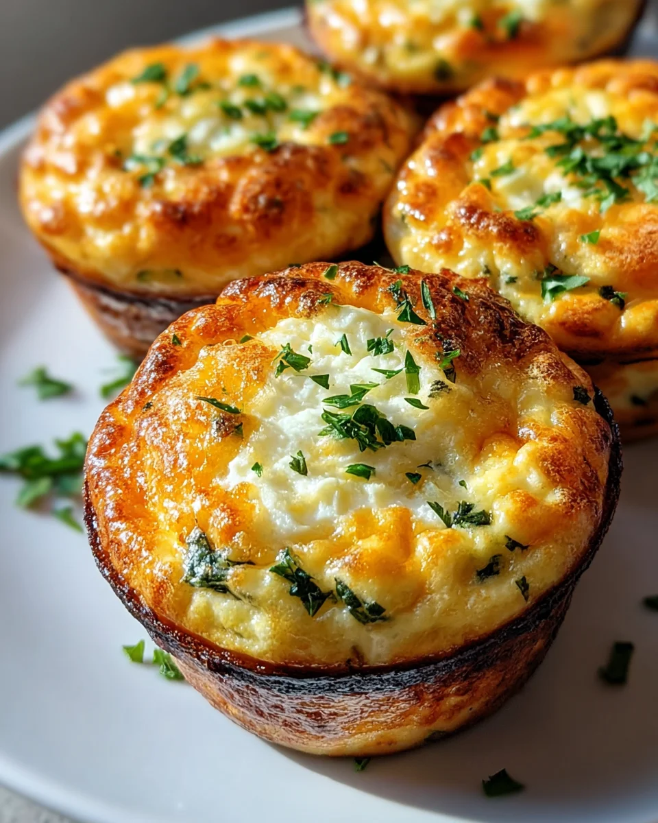 Fluffy Cottage Cheese Egg Muffins