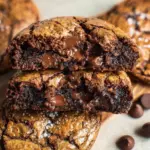 Fudgy Chewy Browkies (Brookies)