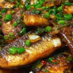 Ginger Onion Fried Sea Bass