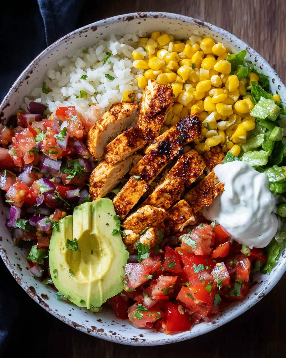 Grilled Chicken Burrito Bowls
