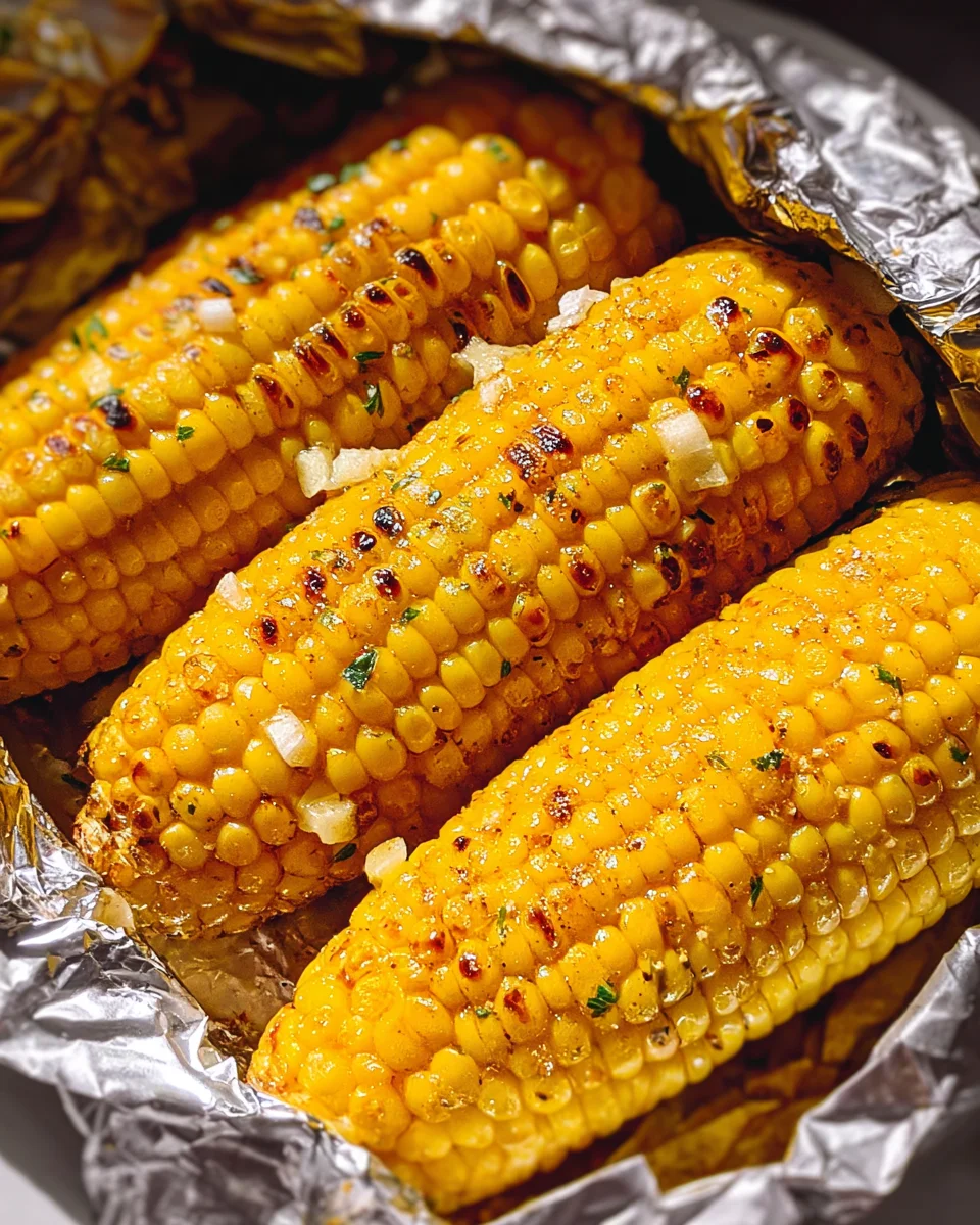 Grilled Corn on the Cob in Foil