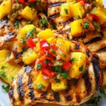 Grilled Mango Pineapple Chicken