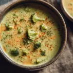 High Protein Broccoli Cheddar Soup