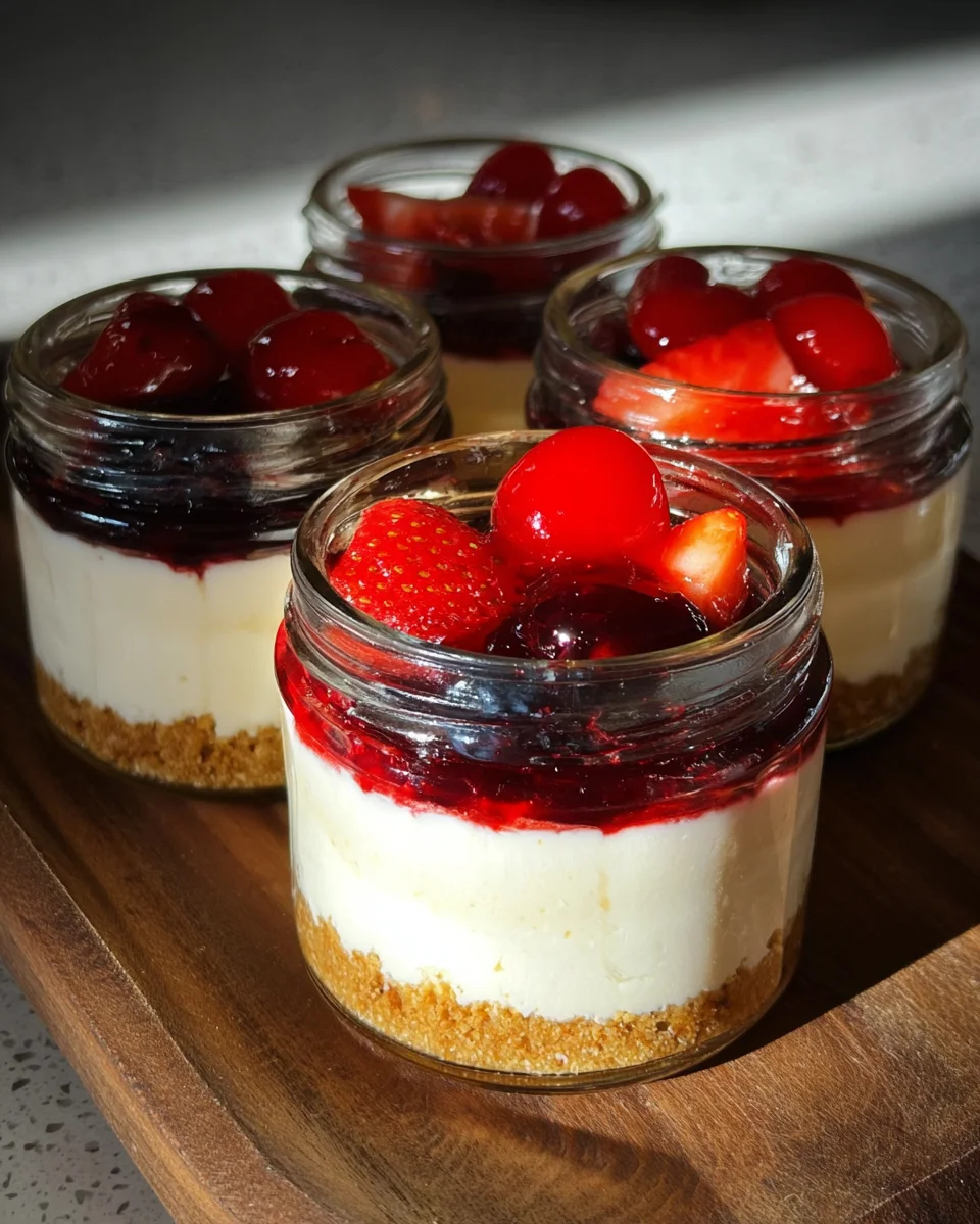 High Protein Cheesecake Jars