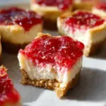 High Protein Healthy Strawberry Cheesecake Bites