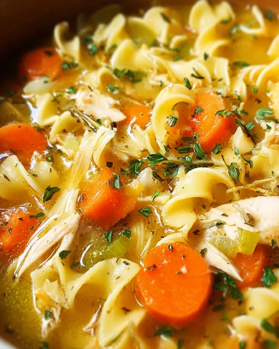 Homemade Chicken Noodle Soup