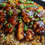 Honey BBQ Chicken Rice