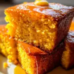 Honey Butter Sweet Potato Cornbread