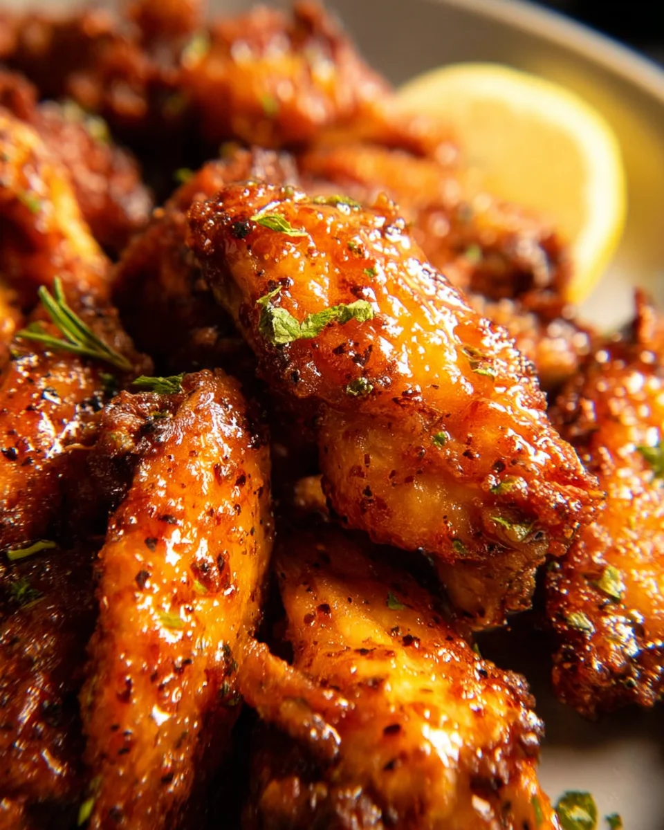 Honey Lemon Pepper Wings