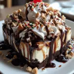 Hot Fudge Sundae Brownie Cheesecake