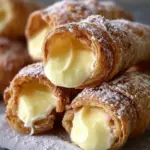 Italian Cream Stuffed Cannoncini