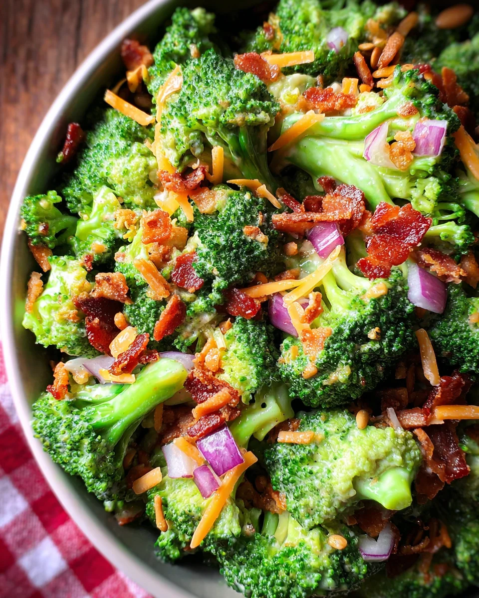 Keto Broccoli Salad Recipe