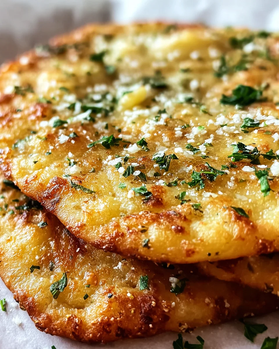 Keto Garlic Flatbread