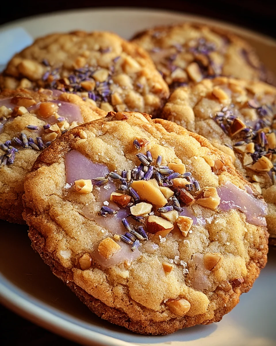 Lavender Honey Crunch Cookies