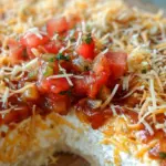 Layered Cream Cheese and Salsa Dip