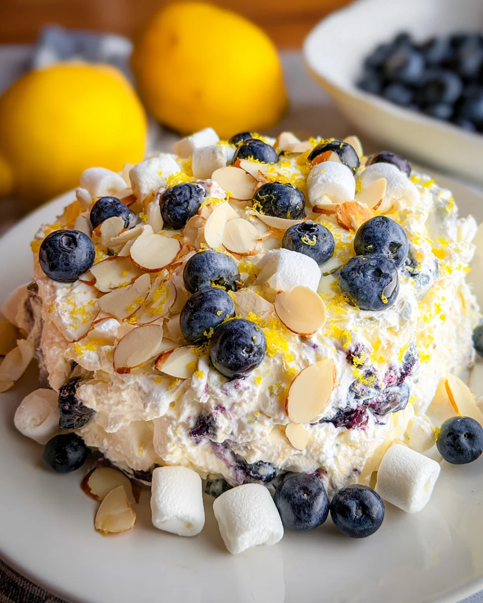 Lemon Blueberry Fluff