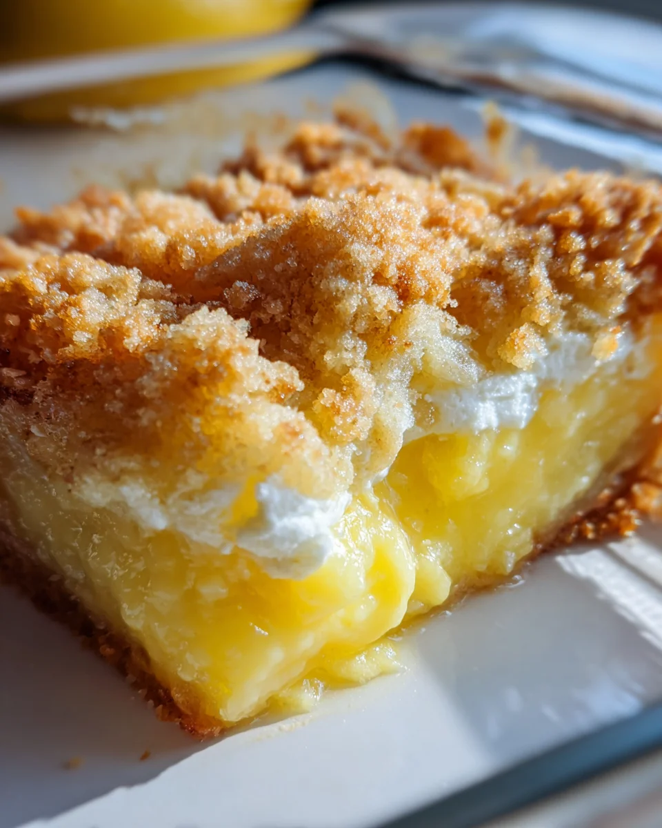 Lemon Cream Cheese Dump Cake Recipe