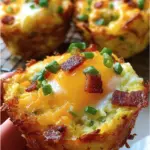 Loaded Bacon and Egg Hash Brown Muffins