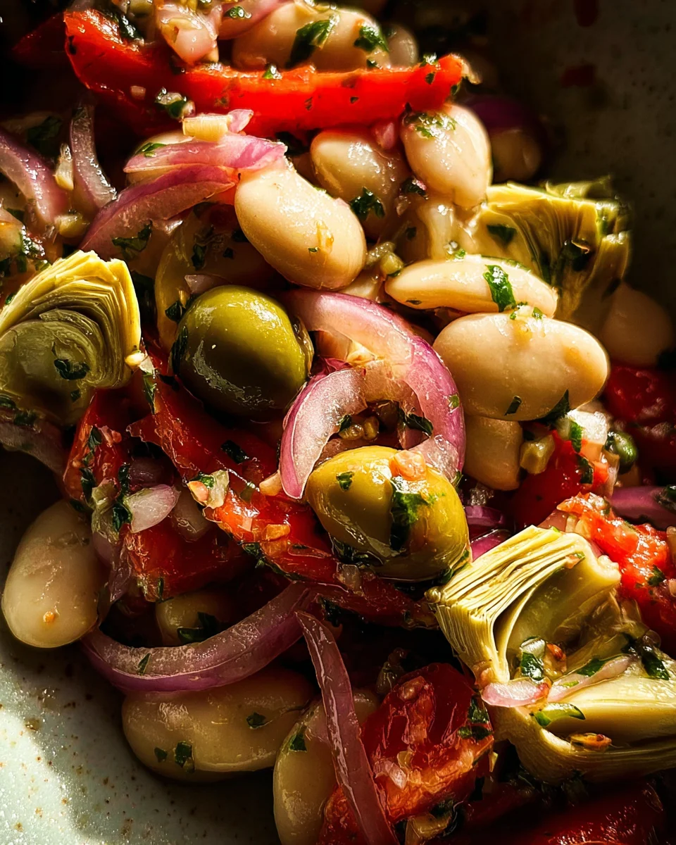 Marinated Butter Beans