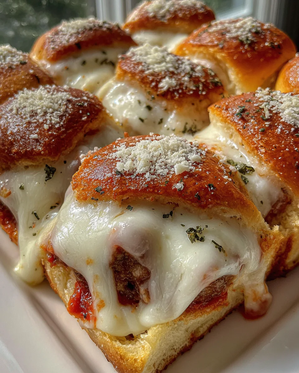 Meatball Parmesan Sliders