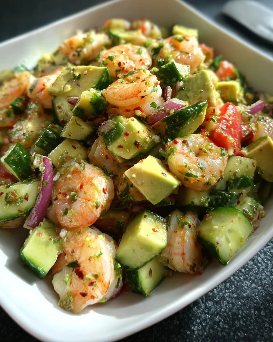 Mediterranean Keto Shrimp Salad