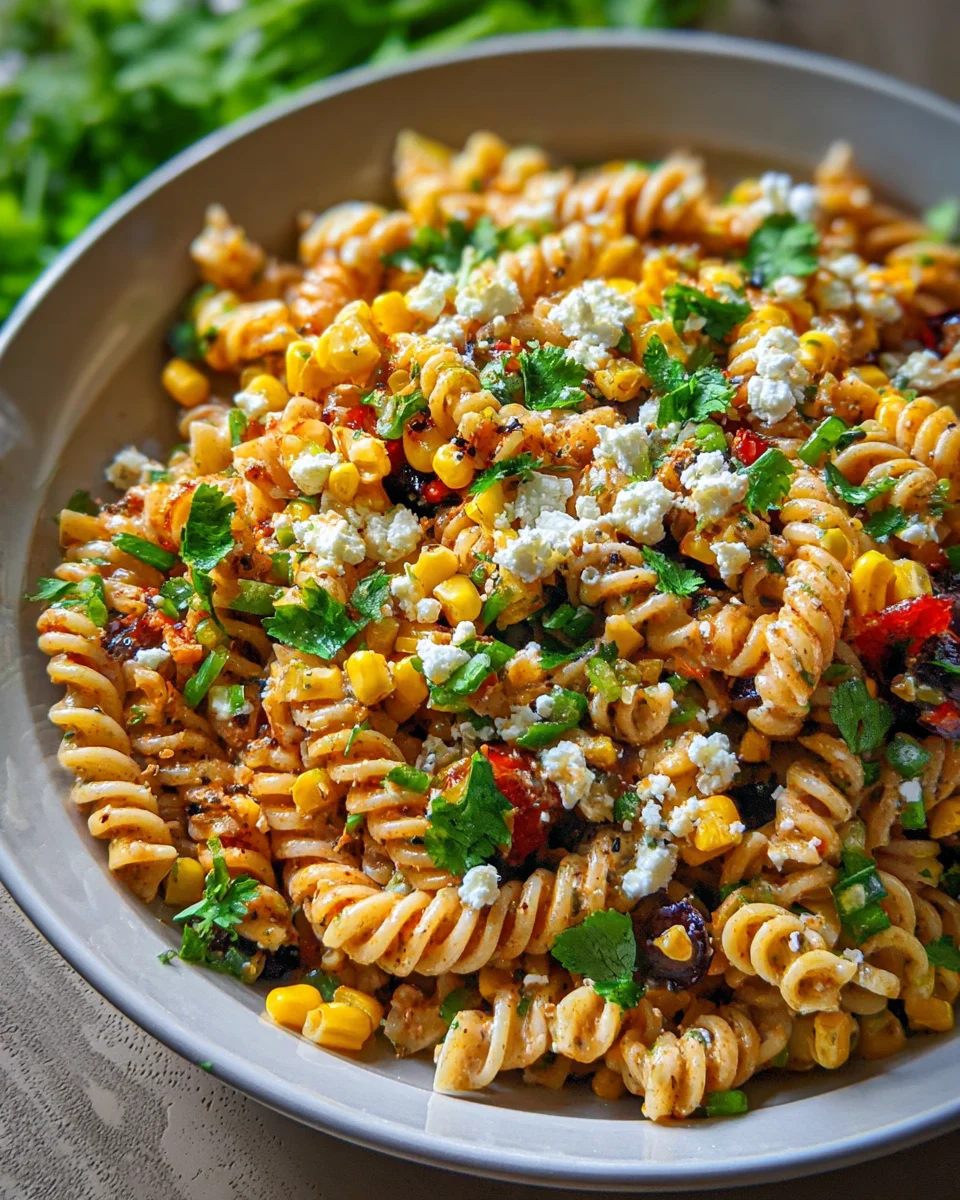 Mexican Street Corn Pasta Salad