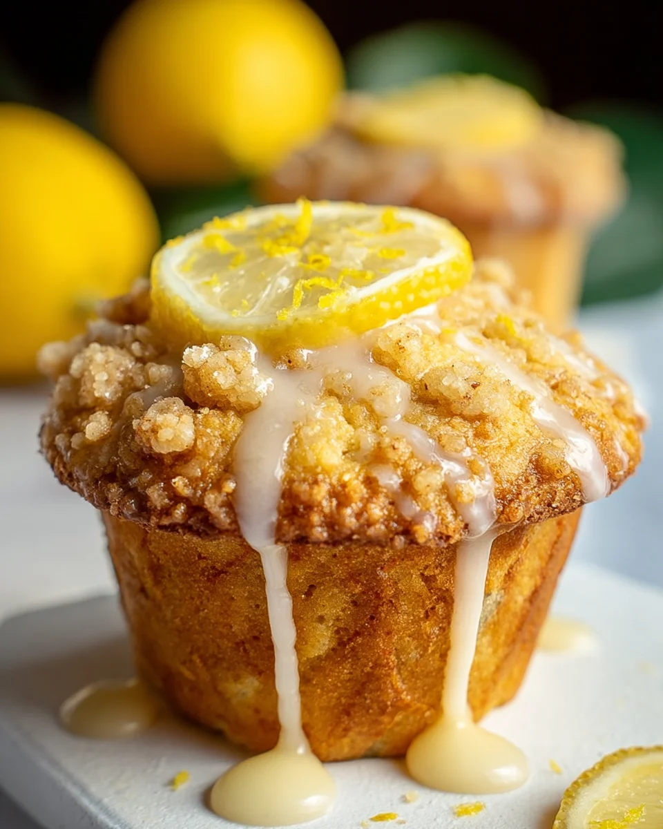 Moist Vegan Lemon Muffins
