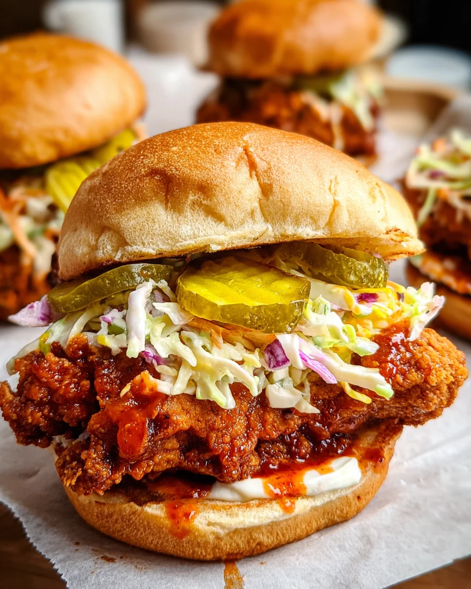 Nashville Hot Chicken Sandwiches
