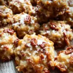 No-Bake Coconut Praline Cookies