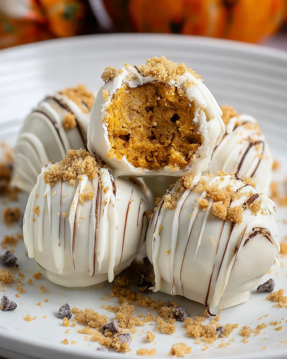 No Bake Pumpkin Balls