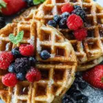 Oatmeal Cottage Cheese Waffles