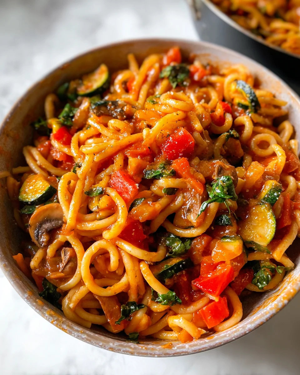 One-Pot Veggie Pasta