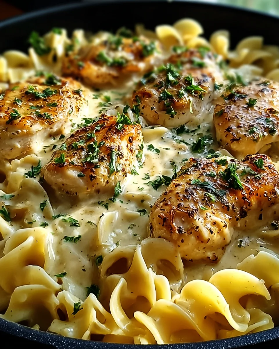 One Pan Chicken Noodles