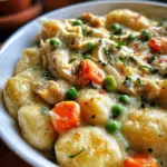 One Pot Gnocchi Chicken Pot Pie