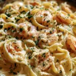 One Pot Shrimp and Crab Alfredo