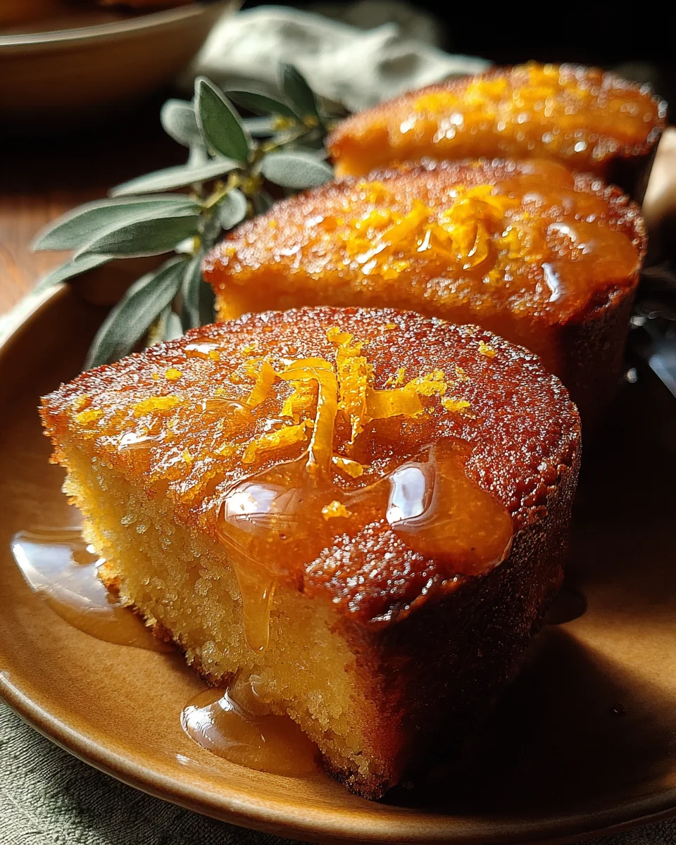 Orange Ginger Honey Cakes