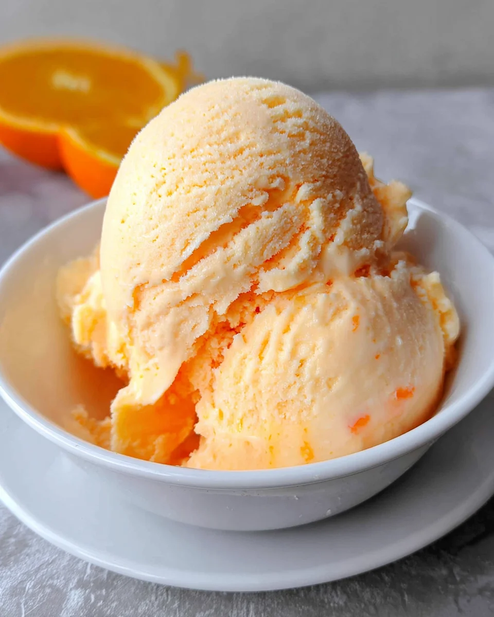 Orange Ice Cream