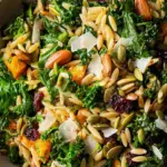 Orzo Kale Salad with Lemon Vinaigrette