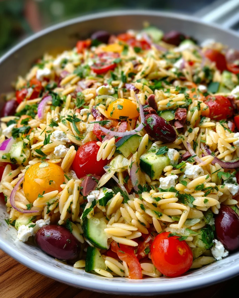 Orzo Pasta Salad