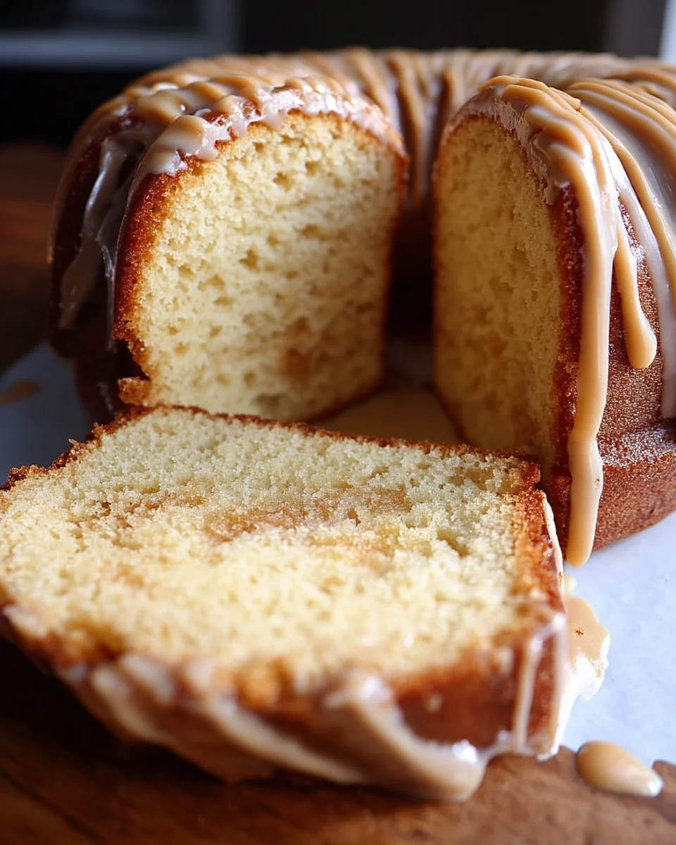 Peanut Butter Cream Pound Cake