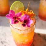 Pineapple Mango Rum Punch Recipe That is Almost too Pretty to Drink