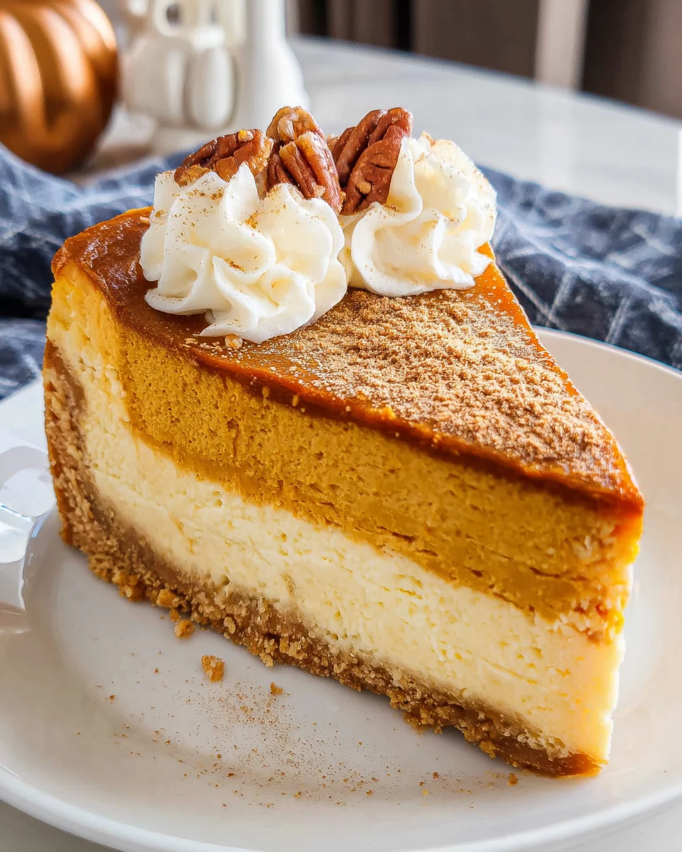 Pumpkin Pie Cheesecake