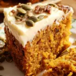 Pumpkin Spice Cake with Brown Sugar Cream Cheese Frosting
