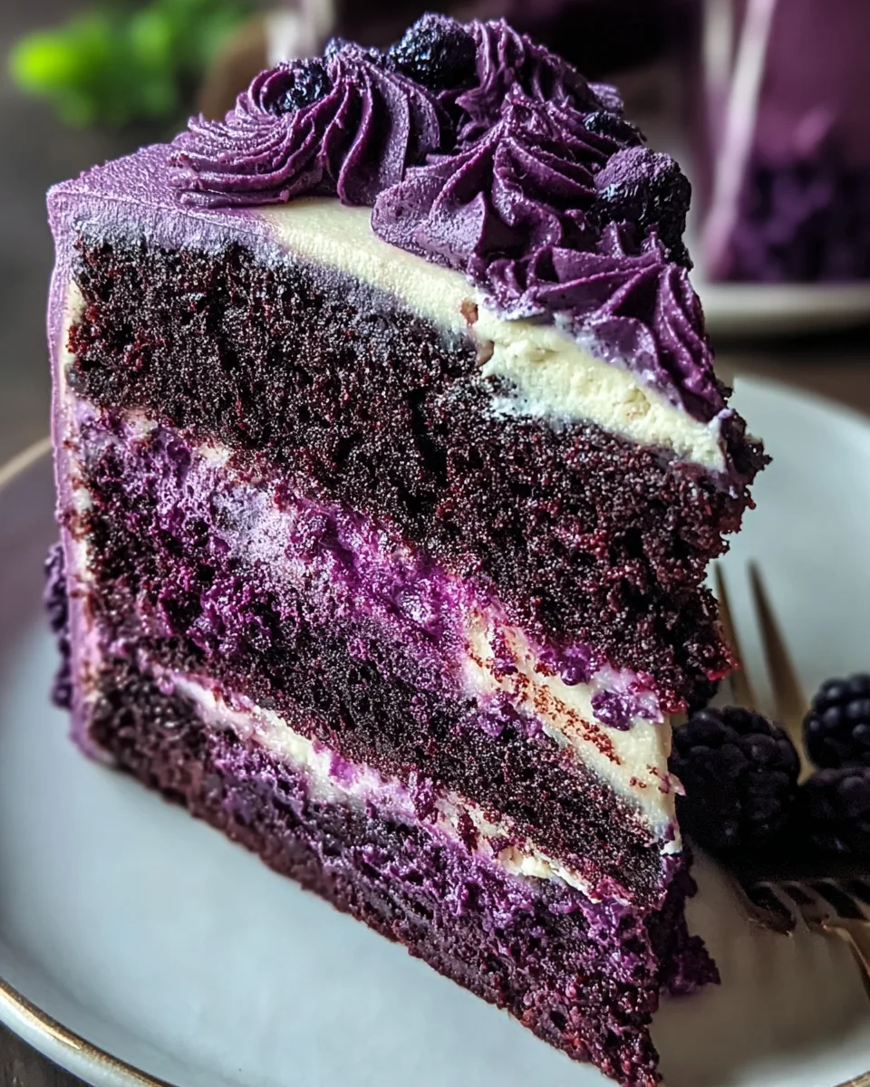 Purple Velvet Cake