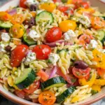 Rainbow Orzo Salad