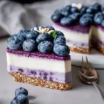 Raw Vegan Blueberry Cheesecake