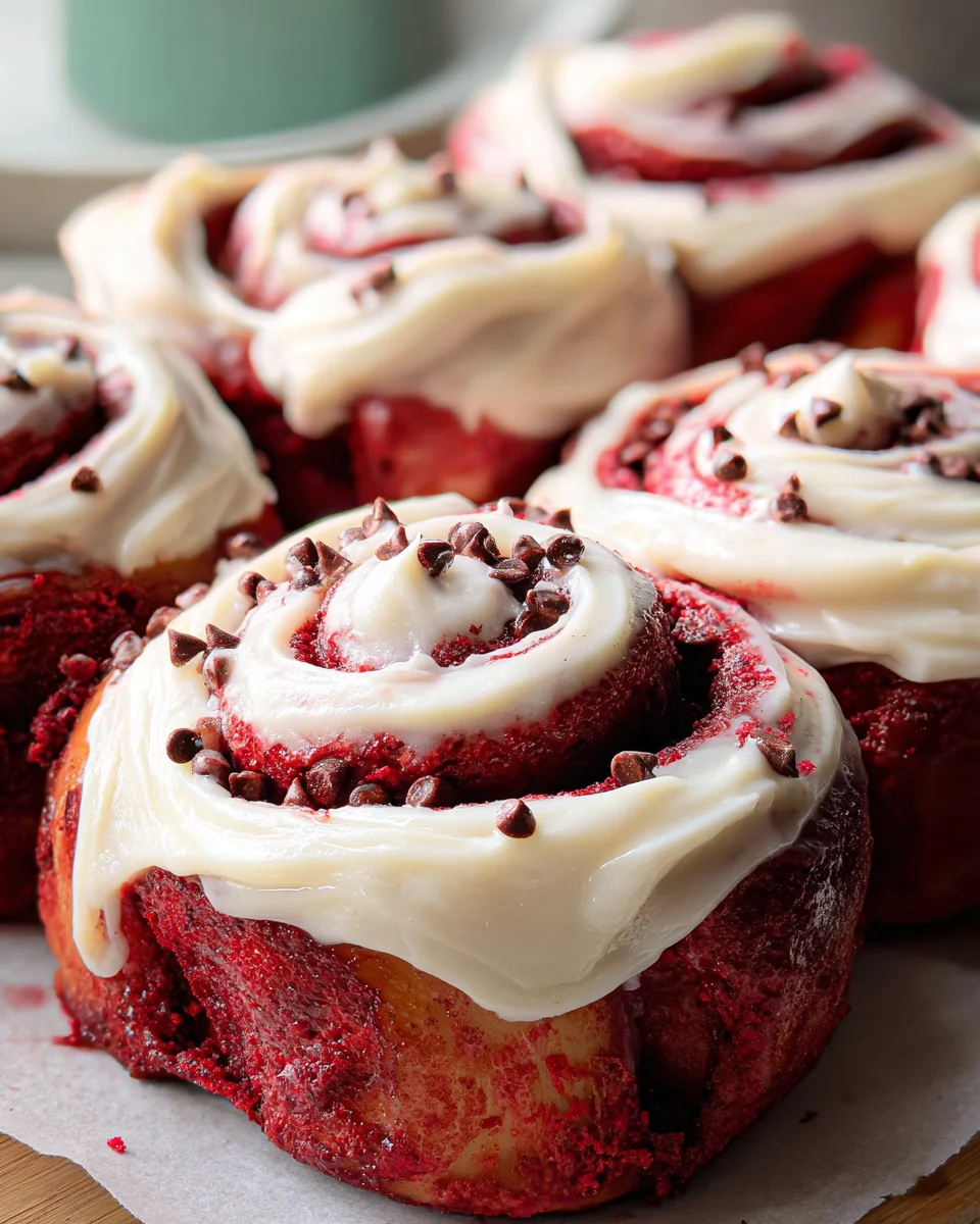 Red Velvet Cinnamon Rolls