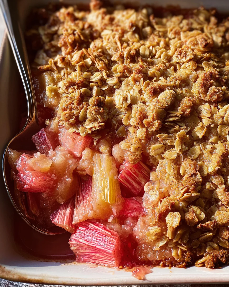 Rhubarb Crisp
