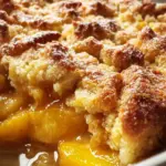 Ridiculously Easy Peach Cobbler