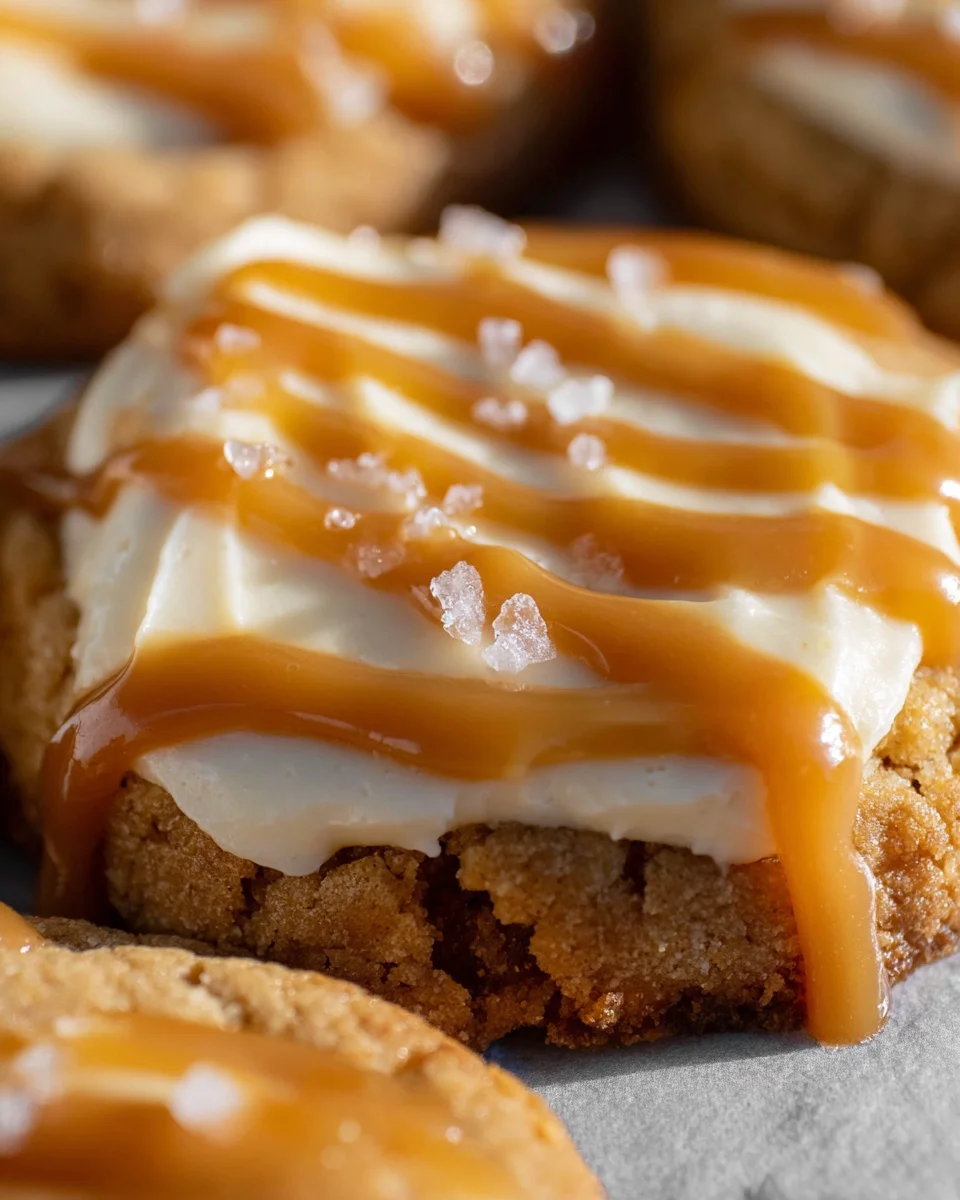 Salted Caramel Cheesecake Cookies Recipe